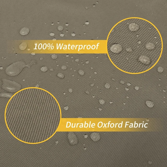 Alt view image 4 of 5 - Easy-Going Waterproof Outdoor TV Cover 50-52 inch, Camel