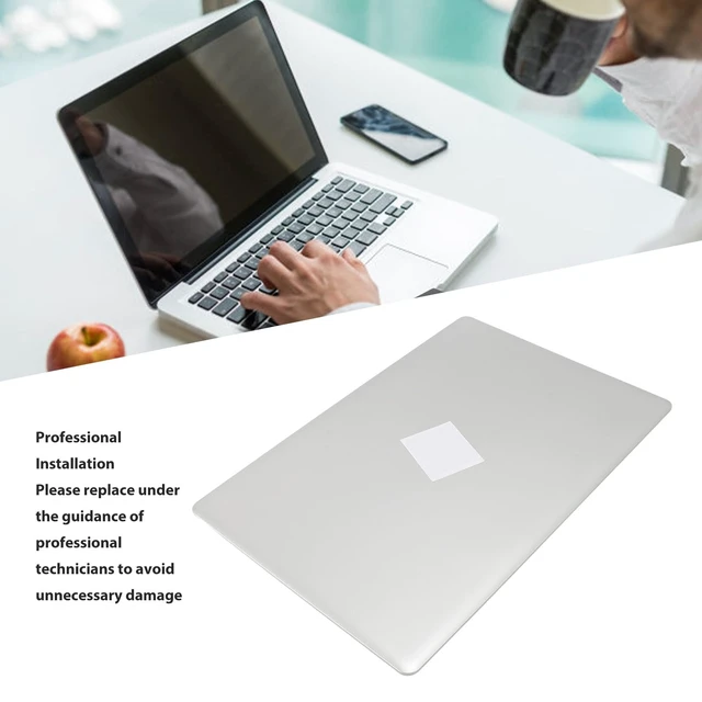Alt view image 2 of 5 - Replacement LCD Back Cover Top Case Lid for Dell 15 5570 5575 X4FTD Laptop, Notebook LCD Cover Back Rear Top Lid Bezel Replaceable for Dell Inspiron, Silver