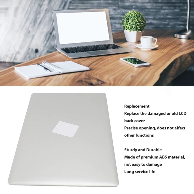 Alt view image 3 of 5 - Replacement LCD Back Cover Top Case Lid for Dell 15 5570 5575 X4FTD Laptop, Notebook LCD Cover Back Rear Top Lid Bezel Replaceable for Dell Inspiron, Silver