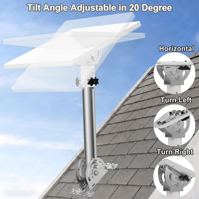 Alt view image 3 of 5 - Starlink Mini Mount, 14'' Roof Mounting Kit, 430 Stainless Steel