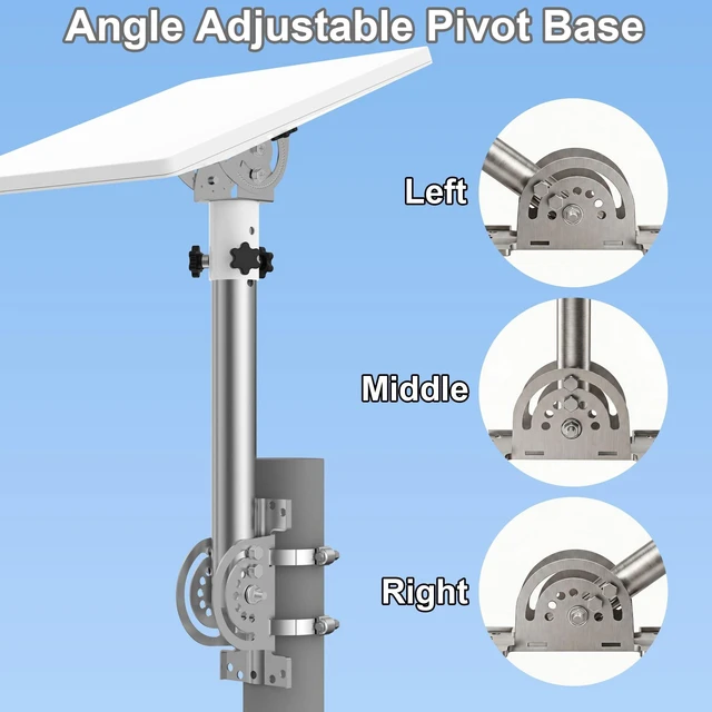 Alt view image 5 of 5 - Starlink Mini Mount, 14'' Roof Mounting Kit, 430 Stainless Steel