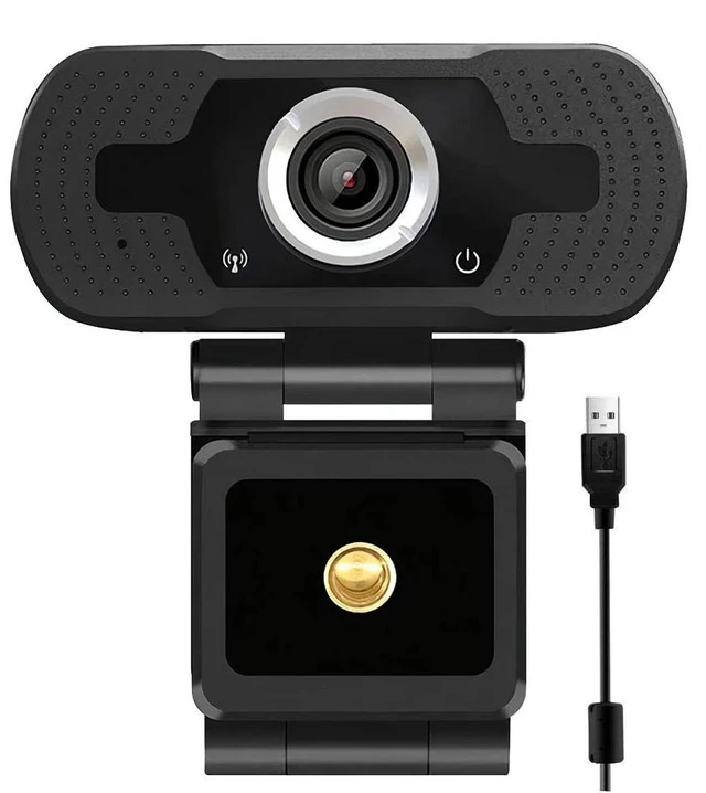 Main image of 1080P USB Webcam with Mic PC Camera for Video Calling & Recording Video Conference/Online Teaching/Business Meeting Compatible with Computer Desktop Laptop MacBook for Windows Android iOS