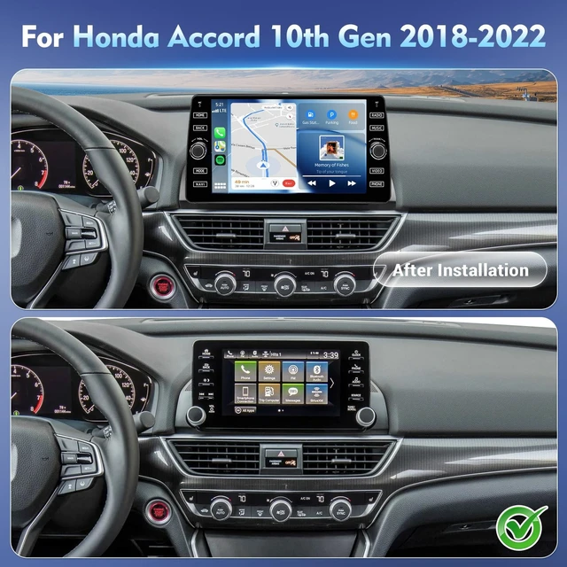 Alt view image 2 of 5 - 4Core+64G Android Car Radio for Honda Accord 10th Gen 2018-2022