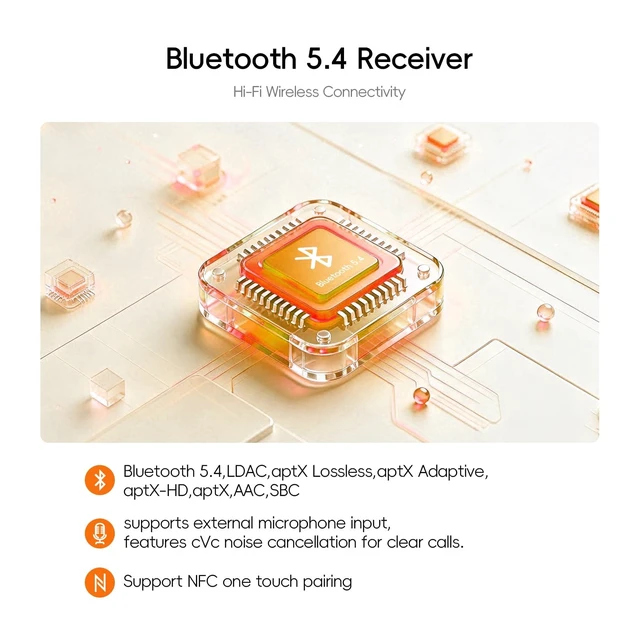 Alt view image 4 of 5 - HiBy Music W4 Bluetooth DAC Amp, BT5.4 NFC, LDAC/aptX Lossless, 475mW High Power, Dual CS43198 DSD512, 2" Touchscreen, 3.5mm SE+4.4mm BAL Output, Hi-Fi Sound