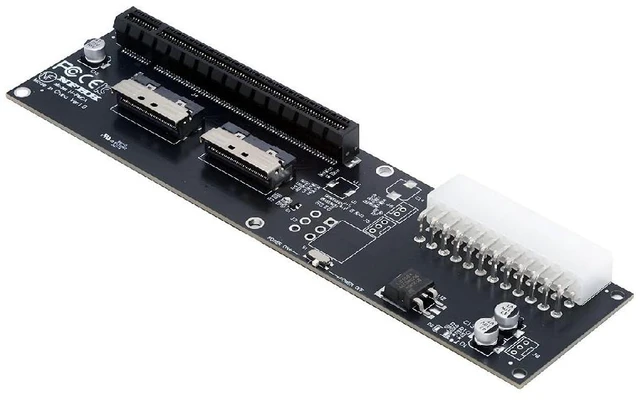 Main image of NFHK PCIE5.0 PCI-Express 16X VROC Adapter to Dual MCIO 8X Mini Cool Edge IO SFF-TA-1016 for Graphics Card Mainboard
