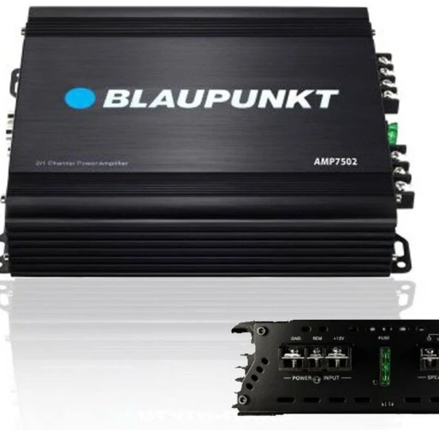 Alt view image 2 of 3 - BLAUPUNKT 750W 2-Channel, Full-Range Amplifier (AMP7502)