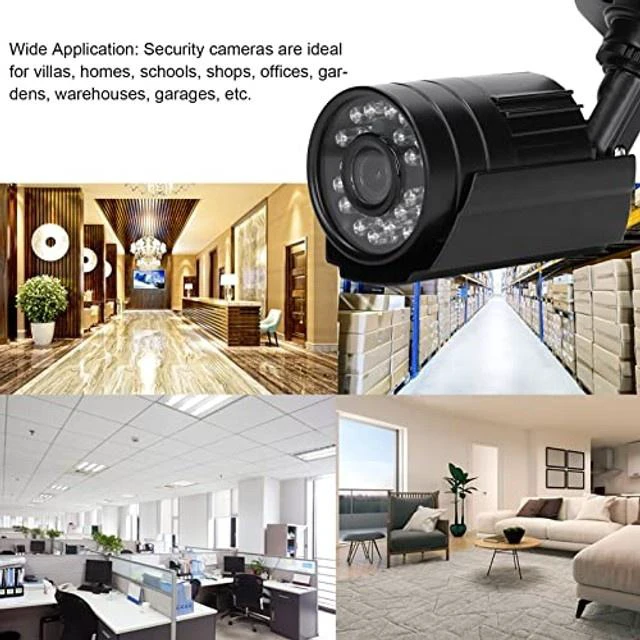 Alt view image 4 of 5 - Dioche Security Camera Analog CCTV Camera 4 in 1 Surveillance Camera 3.6mm Lens Infrared Night Outdoor Indoor (PAL)