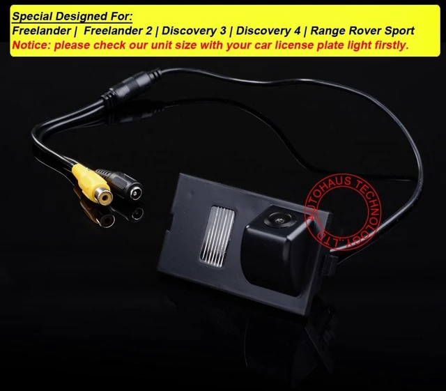 Alt view image 3 of 5 - HD Backup Camera for Car, Waterproof Rear-View License Plate Car Rear Reverse Parking Camera, Replacement for Freelander/Freelander 2 /Discovery 3/Discovery 4/Range Rover Sport