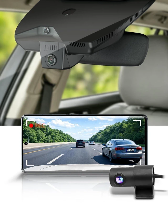 Main image of Fitcamx Front 4K+Rear 1080P Dash Cam Adapts for Kia K5 2025-2026 (Part No#L2500), Integrated OEM Look, 2 Way HD Video, Built-in WiFi & APP, Loop Recording, Gravity Sensor, Easy to Use, 128GB Card