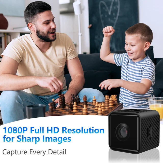 Alt view image 5 of 5 - Mini Security Camera, 1080P HD Home Wireless Small Camera, Indoor WiFi Nanny Cam with Motion Detection and Night Vision, 150 Wide View, App Alerts, Cloud & SD Storage, Camer for Kids, Elders, P