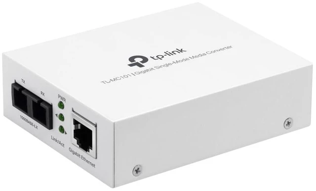 Main image of TP-Link Gigabit Single-Mode Fiber Media Converter(TL-MC101)
