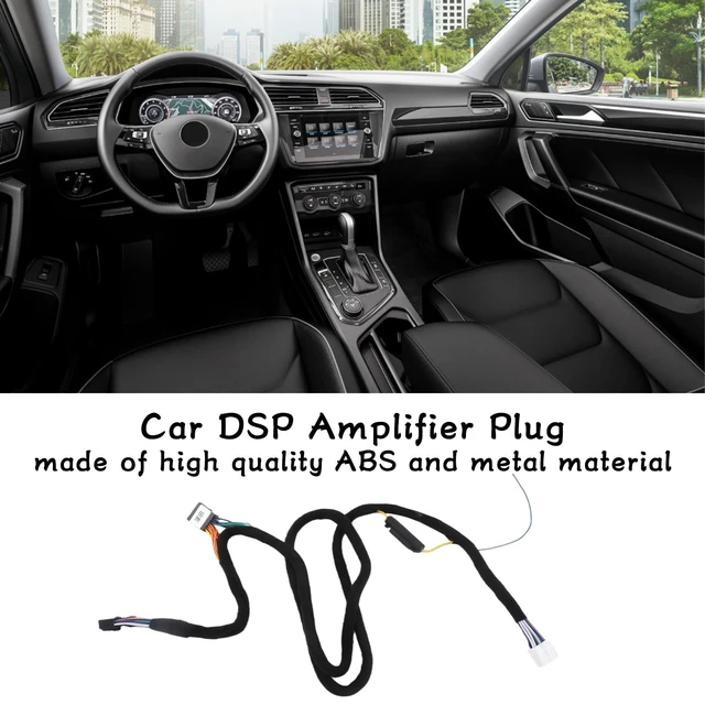 Alt view image 2 of 5 - 12V Car Amplifier Wiring Harness Universal ISO Plug for and Factory Stereos Direct Fit Replacement with High Fidelity Output