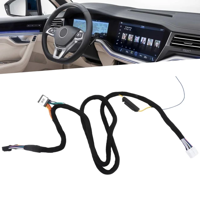 Alt view image 3 of 5 - 12V Car Amplifier Wiring Harness Universal ISO Plug for and Factory Stereos Direct Fit Replacement with High Fidelity Output