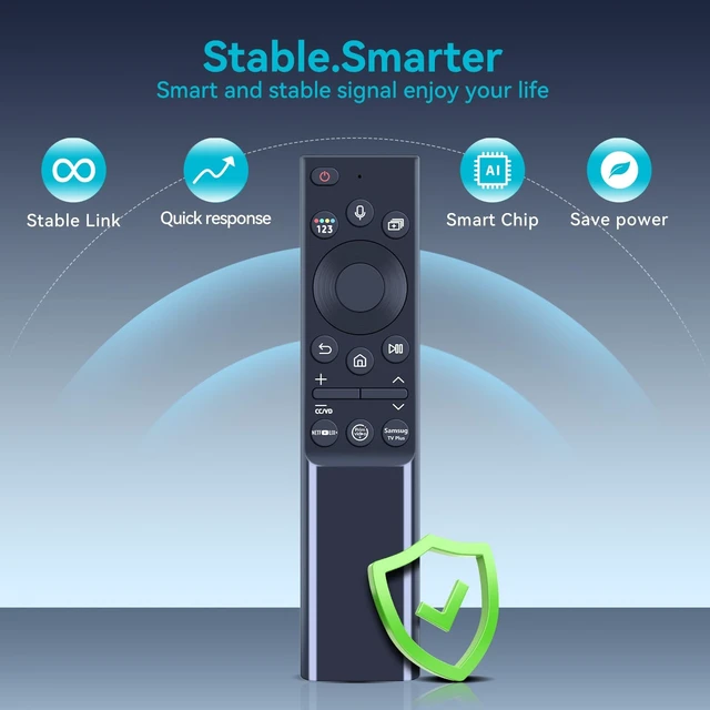 Alt view image 3 of 5 - BN59-01357A Solar Replacement Voice Remote Control for Samsung Smart TV