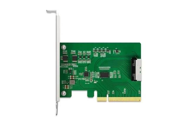 Alt view image 3 of 5 - ICY DOCK EXLink MB409A5 MCIO 8i (SFF-TA-1016) to PCIe 5.0 x8 Adapter with Redriver