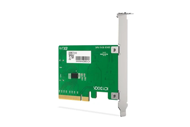 Alt view image 5 of 5 - ICY DOCK EXLink MB409A5 MCIO 8i (SFF-TA-1016) to PCIe 5.0 x8 Adapter with Redriver