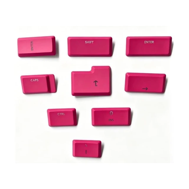 Alt view image 2 of 5 - Full Set of Keyboard Keycaps Replacement for Logitech G815 G813 G915 G913 TKL RGB Gaming Mechanical Keyboard 109 Keys Pink
