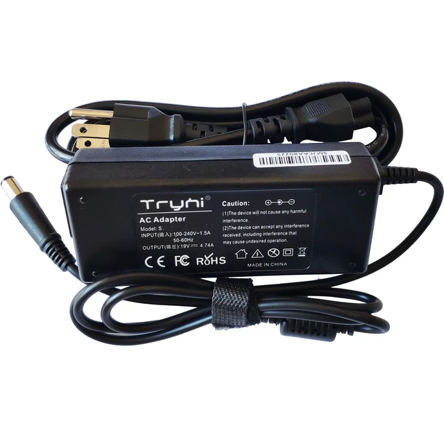 Alt view image 3 of 5 - Charger AC Adapter Power Supply Cord for HP All-in-One Desktop 22-df 22-df0003w 22-df0013w 24-df0014 22-df0022 22-df0023w 22-df0120m 22-df0128t 22-df0222 22-df0409 22-df10266t New