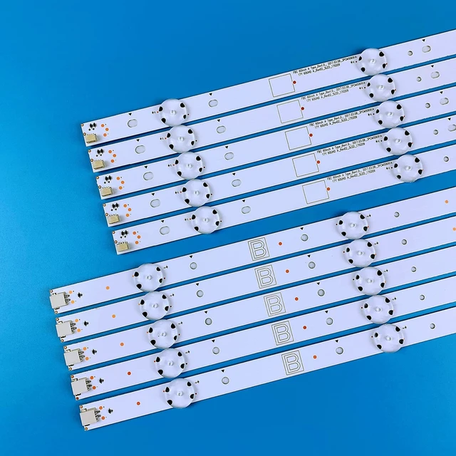 Alt view image 4 of 10 - PANMILED 10pcs LED Backlight Strips for Sony 60'' TV KD-60X690E SVG600A36-A SVG600A36-B 17Y 60UHD A B REV02 5LED