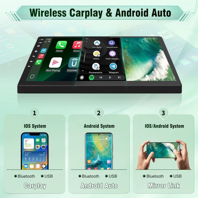 Alt view image 2 of 5 - Car Radio Stereo for Honda Accord 2008-2013, CarPlay Android Auto