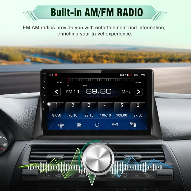Alt view image 5 of 5 - Car Radio Stereo for Honda Accord 2008-2013, CarPlay Android Auto