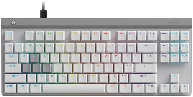 Main image of Logitech G515 TKL Rapid Wired Gaming Keyboard (Hall-Effect) - White