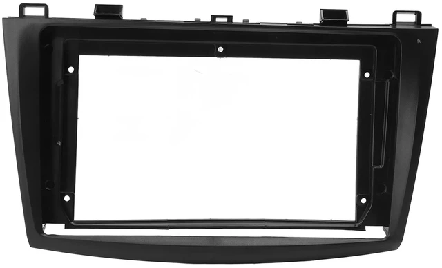 Main image of Aramox Dash Fascia, 9in Car Navigation Panel Frame, Car Stereo Radio Install Dash Kit, Compatible with 3 2010-2013, Dash Mounting Fascia, Black