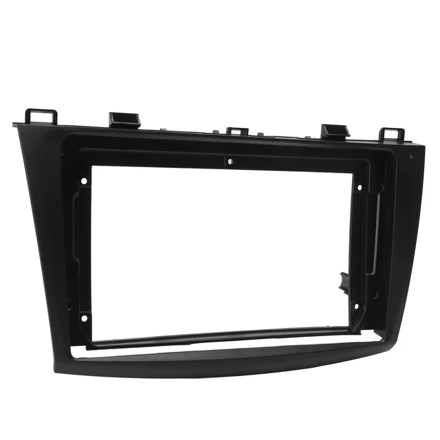 Alt view image 4 of 5 - Aramox Dash Fascia, 9in Car Navigation Panel Frame, Car Stereo Radio Install Dash Kit, Compatible with 3 2010-2013, Dash Mounting Fascia, Black
