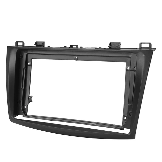 Alt view image 5 of 5 - Aramox Dash Fascia, 9in Car Navigation Panel Frame, Car Stereo Radio Install Dash Kit, Compatible with 3 2010-2013, Dash Mounting Fascia, Black