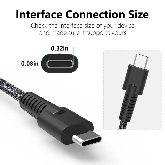 Alt view image 2 of 5 - 135W USB C Charger Fit for Lenovo Thinkpad P16S T16 Z16 P16