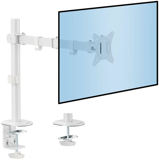 Main image of Mount-It! Single Monitor Arm Desk Mount, 17-32 Inch Screens, VESA 100x100mm