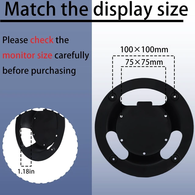 Alt view image 5 of 5 - Odyssey G7 VESA Adapter Compatible with Samsung Odyssey 27"28"32"49"Monitor