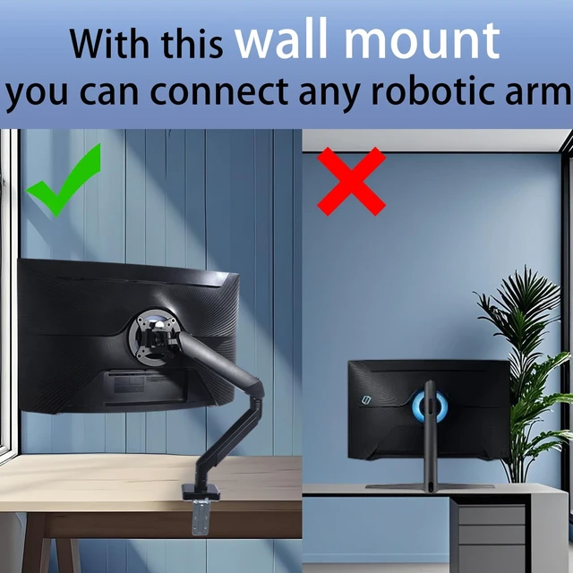 Alt view image 4 of 5 - Odyssey G7 VESA Adapter Compatible with Samsung Odyssey 27"28"32"49"Monitor