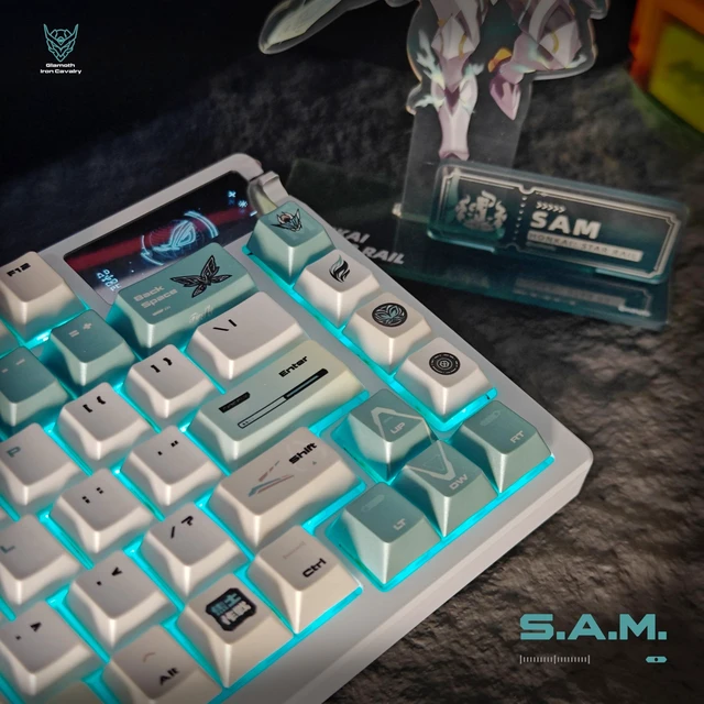 Alt view image 3 of 5 - daixiahu Keycaps - Sam Mech Theme, Cherry Height, 133 Keys, PBT Material, Opaque