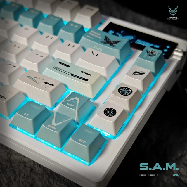Alt view image 4 of 5 - daixiahu Keycaps - Sam Mech Theme, Cherry Height, 133 Keys, PBT Material, Opaque