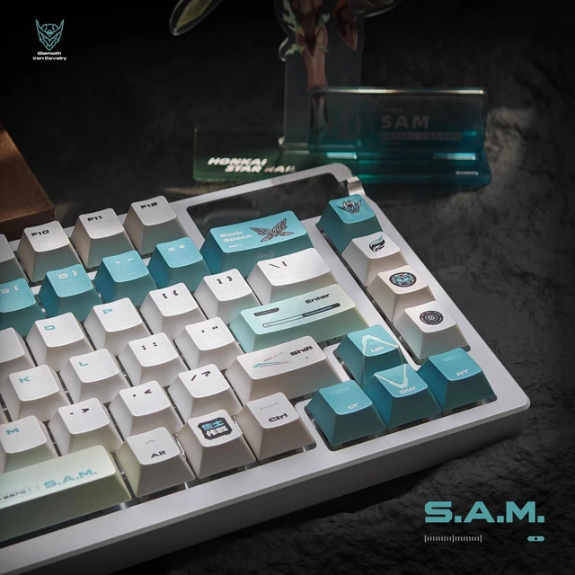 Alt view image 5 of 5 - daixiahu Keycaps - Sam Mech Theme, Cherry Height, 133 Keys, PBT Material, Opaque