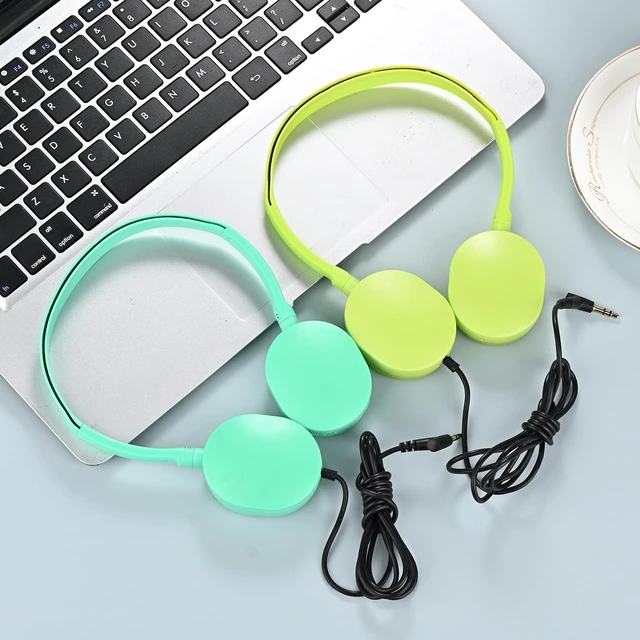 Alt view image 3 of 5 - Yoley Kids Headphones Bulk 12 Pack for School Classroom Students, Wired Headsets Durable Class Set Earphones for Children Toddler Teens and Adult (Multi Colors, 12 Pack)