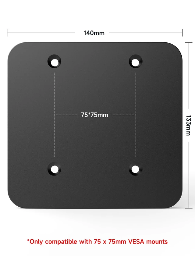 Alt view image 5 of 5 - JSAUX Snap VESA Mount Adapter for FlipGo 13.5", 15.6" and 16" Monitors