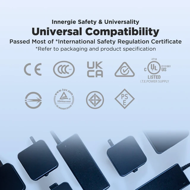 Alt view image 2 of 5 - Innergie 240W USB-C GaN Charger PD3.1 Fast Charger for Laptops & AI PC