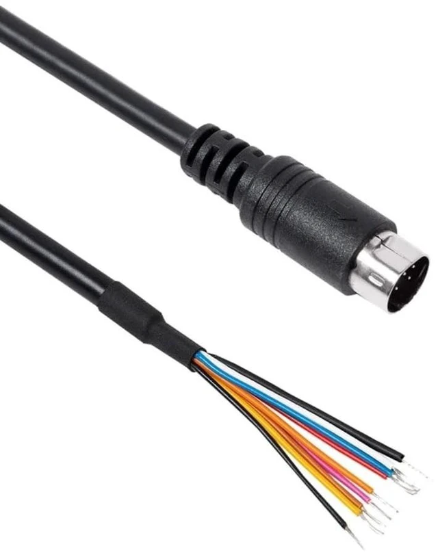 Main image of Youtang 10 Pin Mini Din to Bare Wires Cable Yaesu CT-167 Data Cable for Yaesu FTM-100D/DE/DR FTM-200DE FTM-400D/DE/DR (180cm/5.91ft)