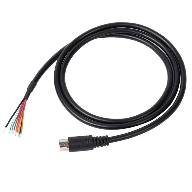 Alt view image 2 of 4 - Youtang 10 Pin Mini Din to Bare Wires Cable Yaesu CT-167 Data Cable for Yaesu FTM-100D/DE/DR FTM-200DE FTM-400D/DE/DR (180cm/5.91ft)