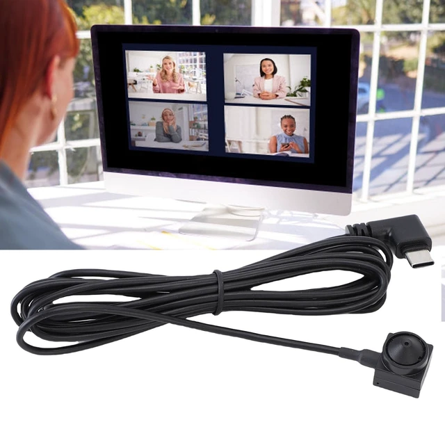 Alt view image 2 of 5 - Zopsc Ultra Compact USB Webcam, 8MP 1/4in CMOS Sensor with Type C and OTG, 67 Fixed Focus for Android PC, Live Streaming, Conference Camera