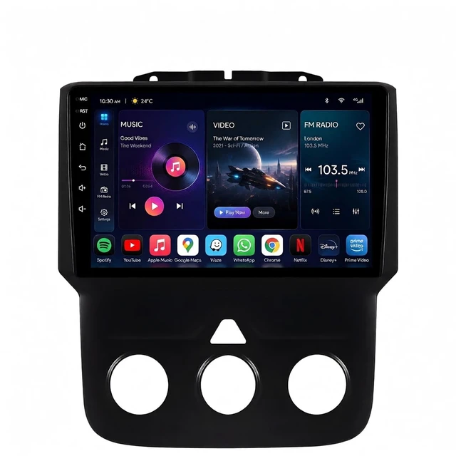 Main image of 4G RAM 64G ROM Car Radio Stereo for Dodge Ram 1500 2500 3500 2013-2018