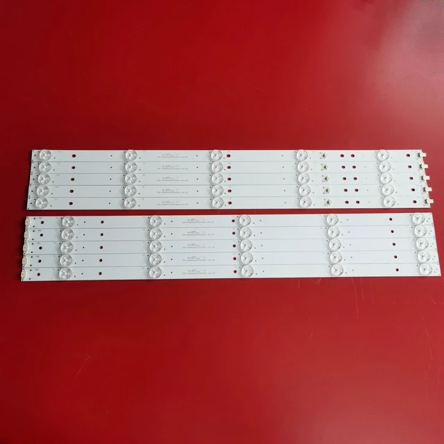 Alt view image 5 of 5 - XIMAIACC 10 Pieces LED Backlight Strips for RCA 55''TV RTU5540 RTU5540-C RTU5540C 3.1.14.02.0550KD6 DLED55LS CRH-K55K6003030T0510L6C1-Rev1.3W