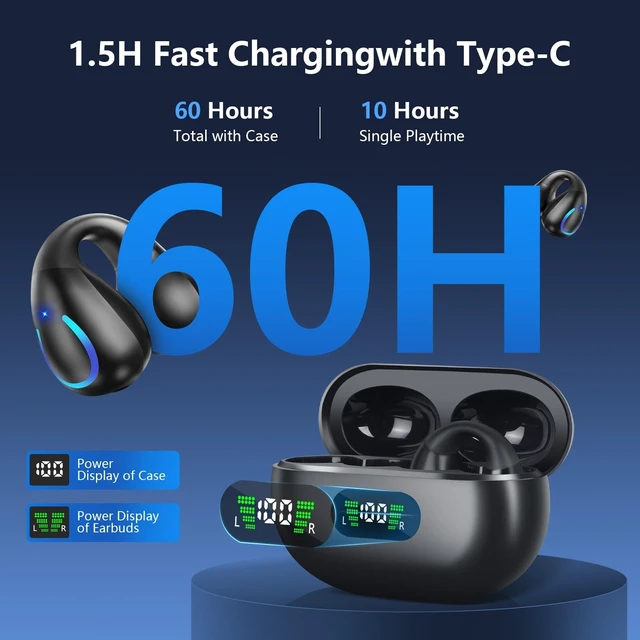 Alt view image 5 of 5 - NUPLEA AI Translation Earbuds Real Time 198 Languages Translator Ear Buds Audifonos Traductores Ingles Espanol Wireless Clip On Earbuds Bluetooth Headphones for Travel Business Meeting Learning