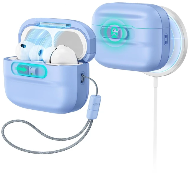 Main image of ESR for AirPods Pro 3 Case (2025), Compatible with MagSafe, Light Blue