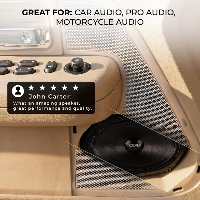 Alt view image 4 of 5 - DS18 69PRO300MB-8 6x9 Inch Mid Bass Speaker 150W RMS 8 Ohm Water Resistant High Efficiency Pro Audio Loudspeaker for Car Door or Motorcycle Fairing