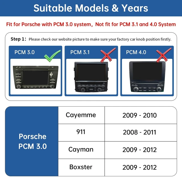 Alt view image 2 of 5 - Road Top Wireless CarPlay Interface Decoder for Porsche PCM 3.0 (20082012)