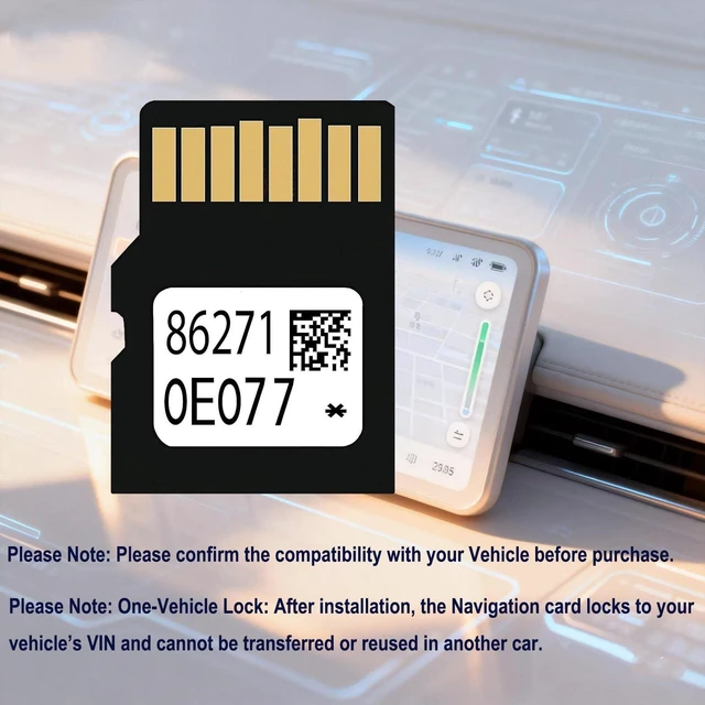 Alt view image 5 of 5 - Latest Navigation SD Card Update Maps 86271 0E077 for Toyota
