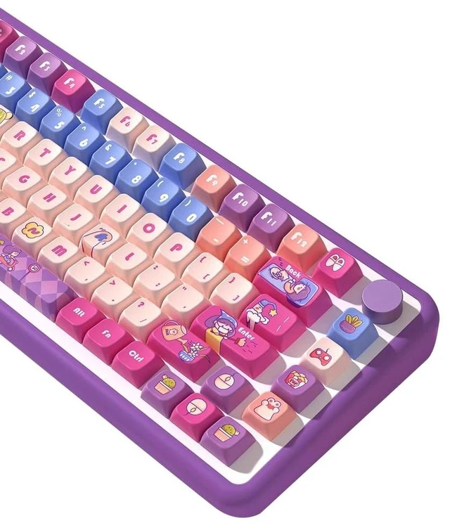 Main image of daixiahu Weekend time Theme keycaps 158 Key PBT keycaps MDA Custom keycap Set is Suitable for 61/87/104/108 Cherry MX Switch and Other Mechanical Keyboards